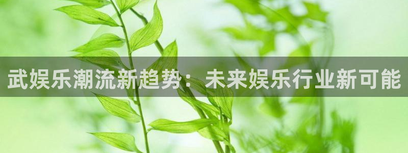 益达娱乐加拿大app预测：武娱乐潮流新趋势：未来娱乐行业新可能