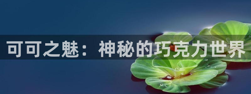 壹号平台娱乐：可可之魅：神秘的巧克力世界